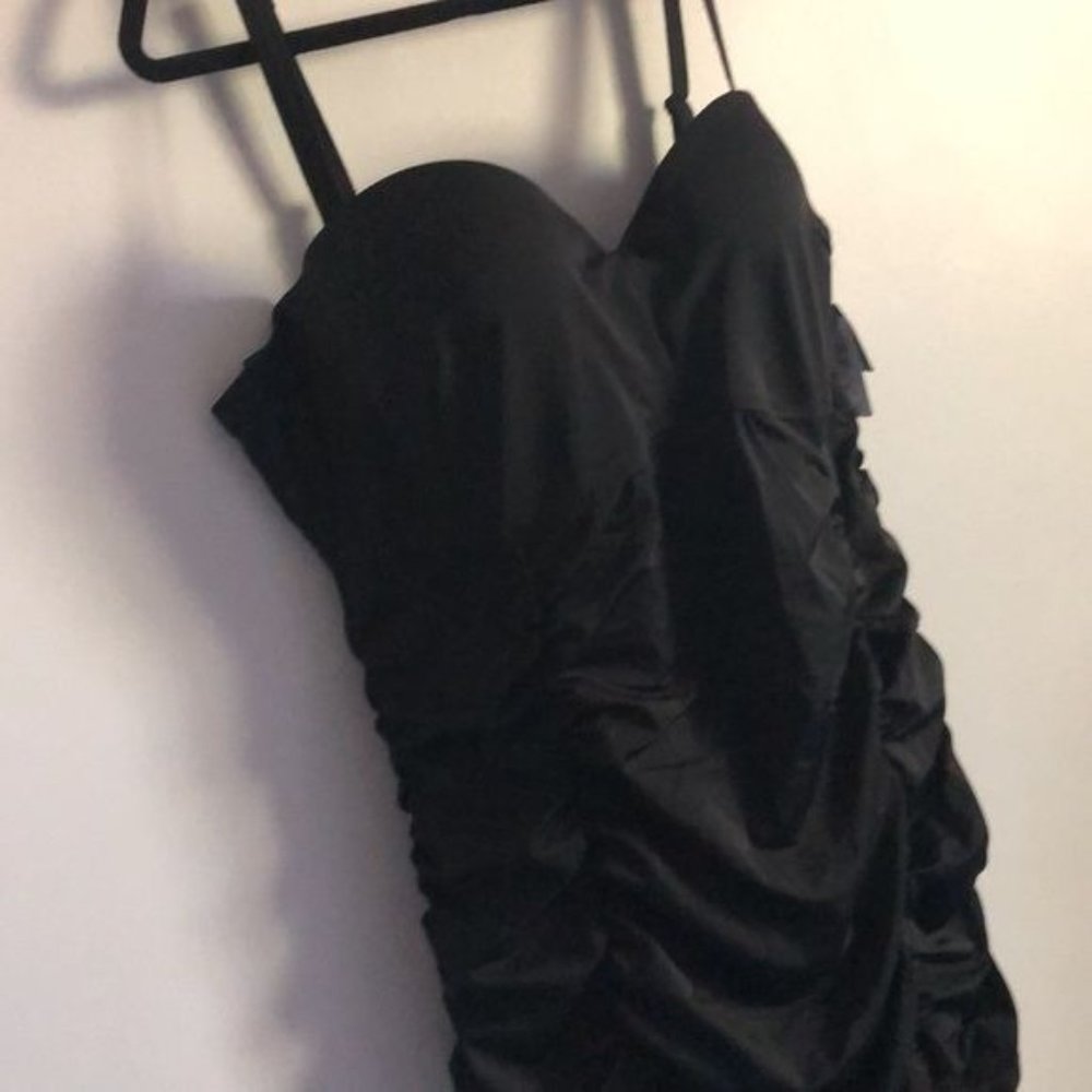 NEW Torrid Underwire Ruched Mid-Length Swim Dress Sz 2X D/DD - Picture 4 of 14